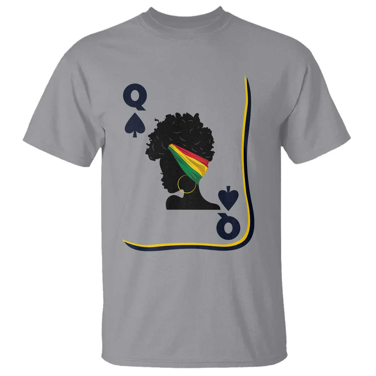 Black Woman Gift T Shirt Melanin Queen Card - African Pride