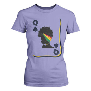 Black Woman Gift T Shirt For Women Melanin Queen Card - African Pride