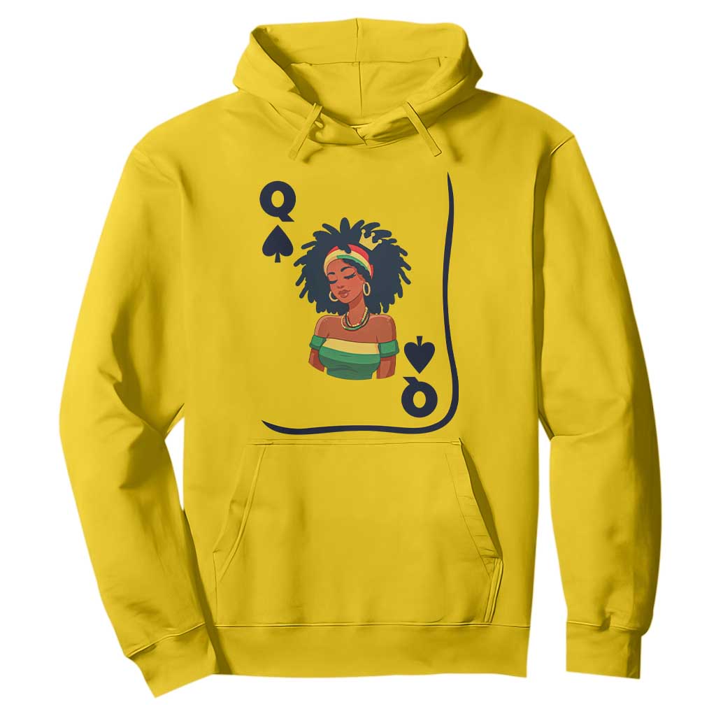 Queen Of Spades Black Girl Hoodie African American Women Pride - African Pride
