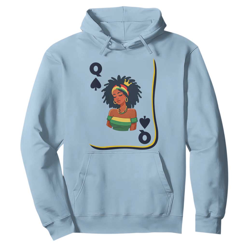 Queen Of Spades Black Girl Hoodie African American Women Pride - African Pride