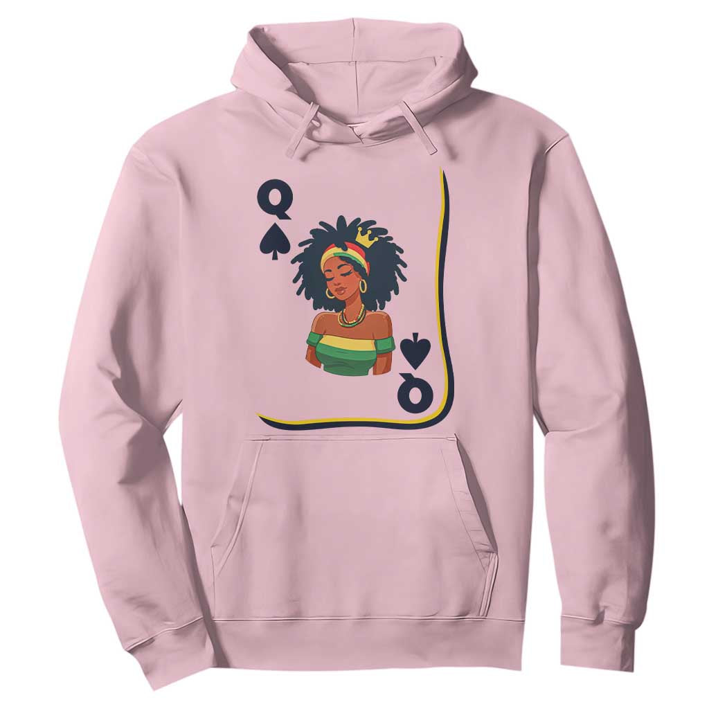 Queen Of Spades Black Girl Hoodie African American Women Pride - African Pride