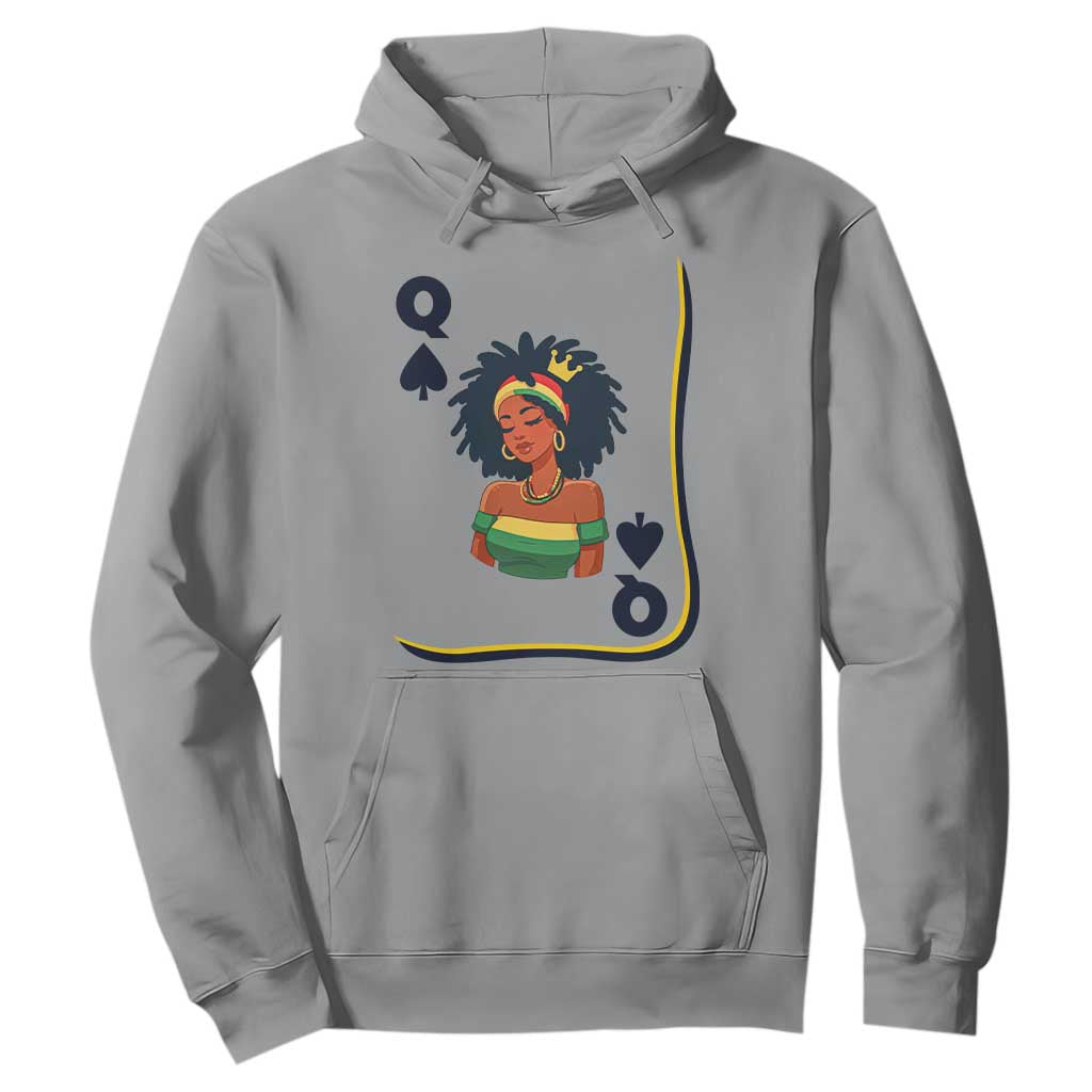 Queen Of Spades Black Girl Hoodie African American Women Pride - African Pride