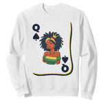 Queen Of Spades Black Girl Sweatshirt African American Women Pride - African Pride