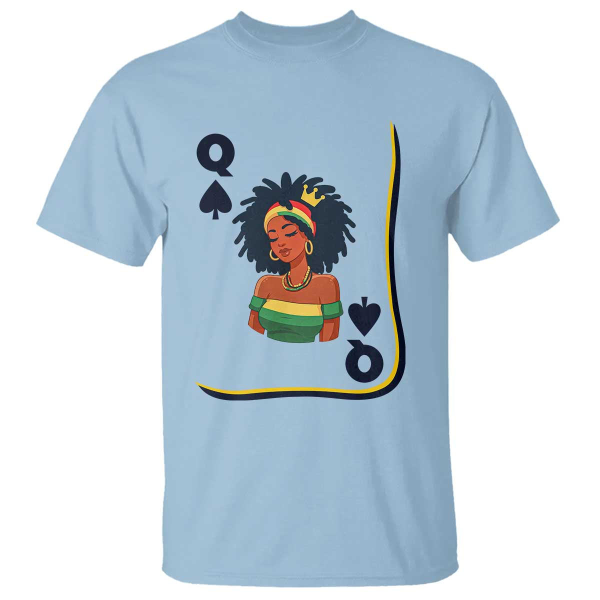 Queen Of Spades Black Girl T Shirt African American Women Pride - African Pride