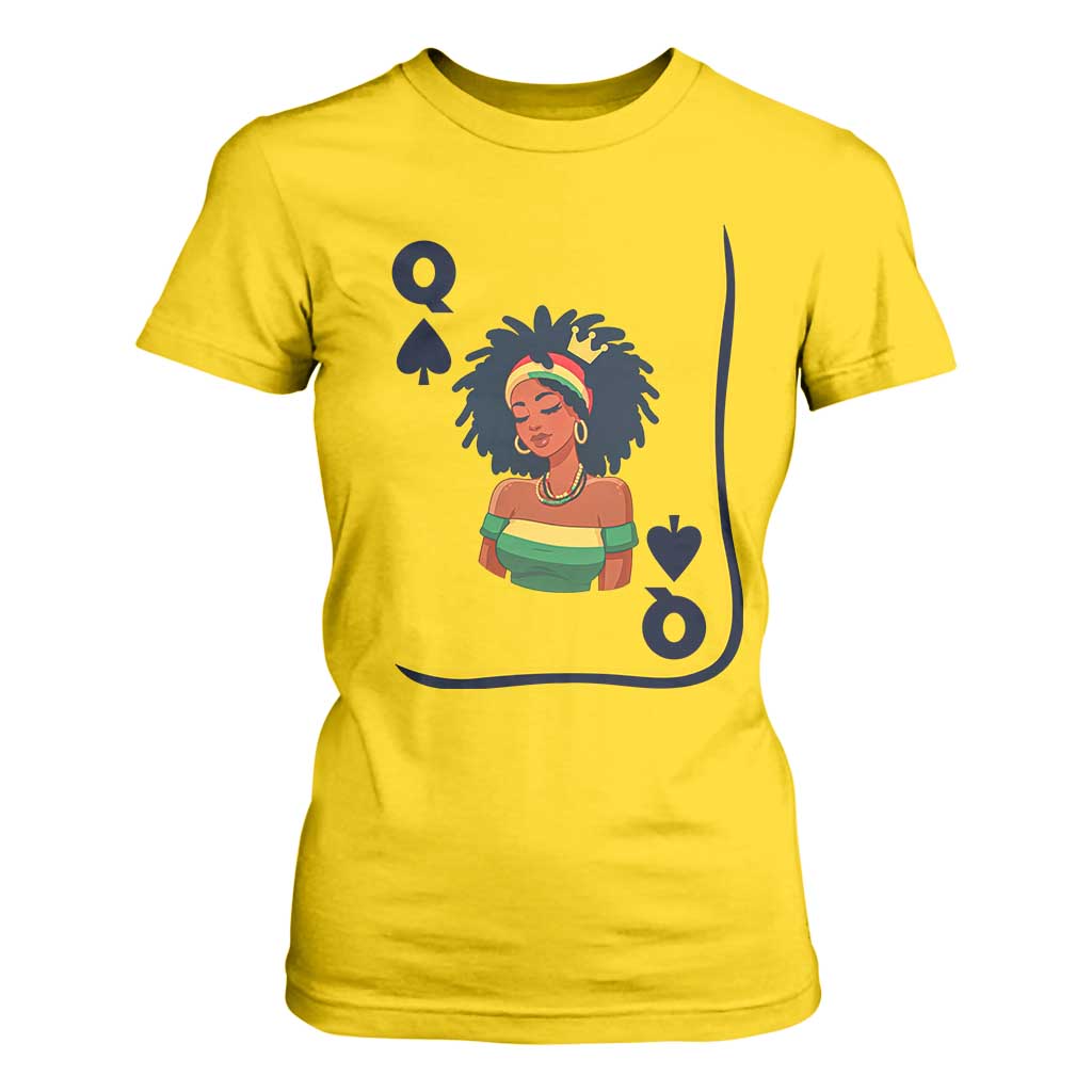 Queen Of Spades Black Girl T Shirt For Women African American Women Pride - African Pride
