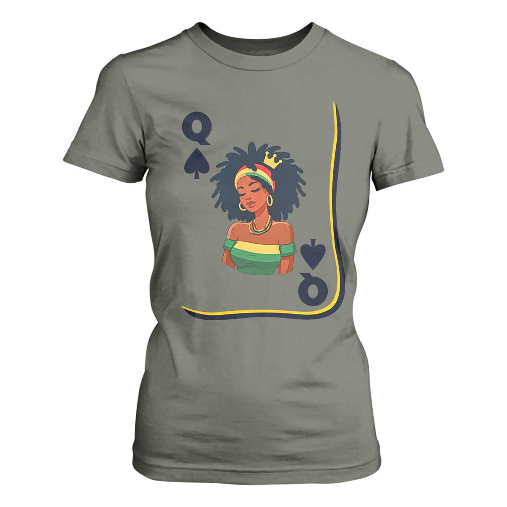 Queen Of Spades Black Girl T Shirt For Women African American Women Pride - African Pride