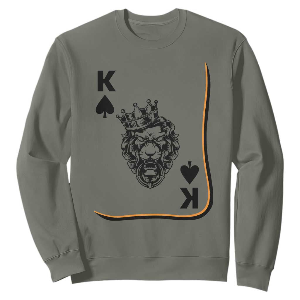 Black King Lion Sweatshirt African American Black History Month Gift - African Pride