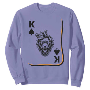Black King Lion Sweatshirt African American Black History Month Gift - African Pride