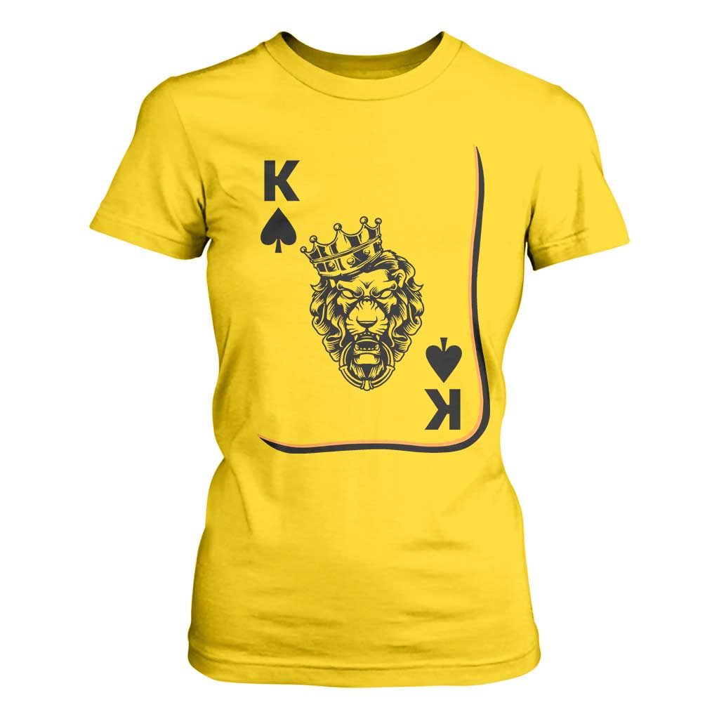 Black King Lion T Shirt For Women African American Black History Month Gift - African Pride