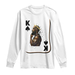 King Of Spades Black Man Long Sleeve Shirt African American Men Pride - African Pride