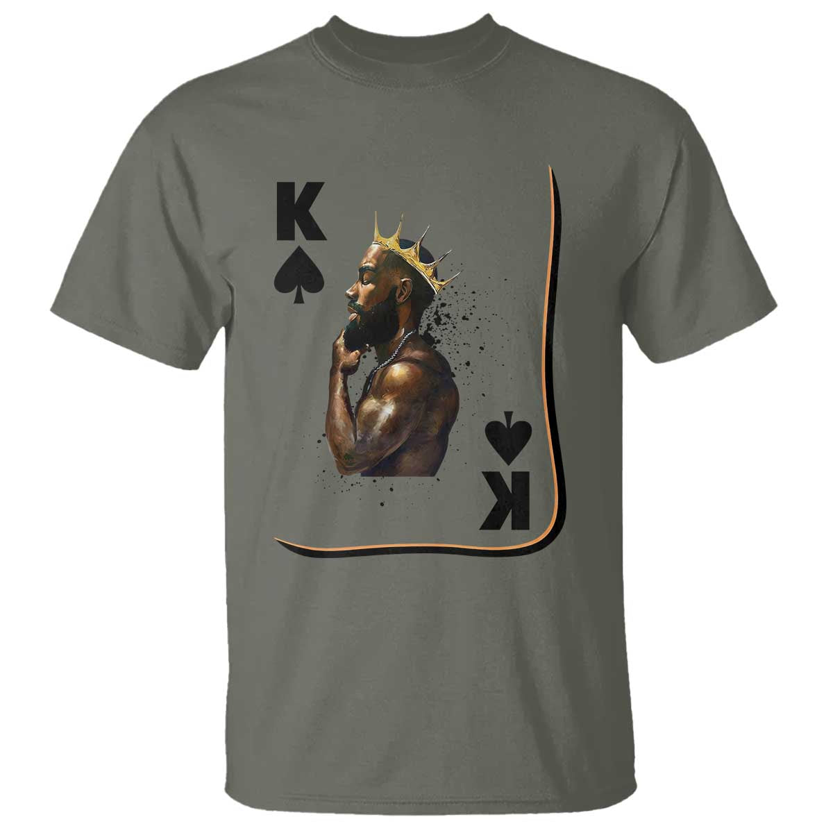 King Of Spades Black Man T Shirt African American Men Pride - African Pride
