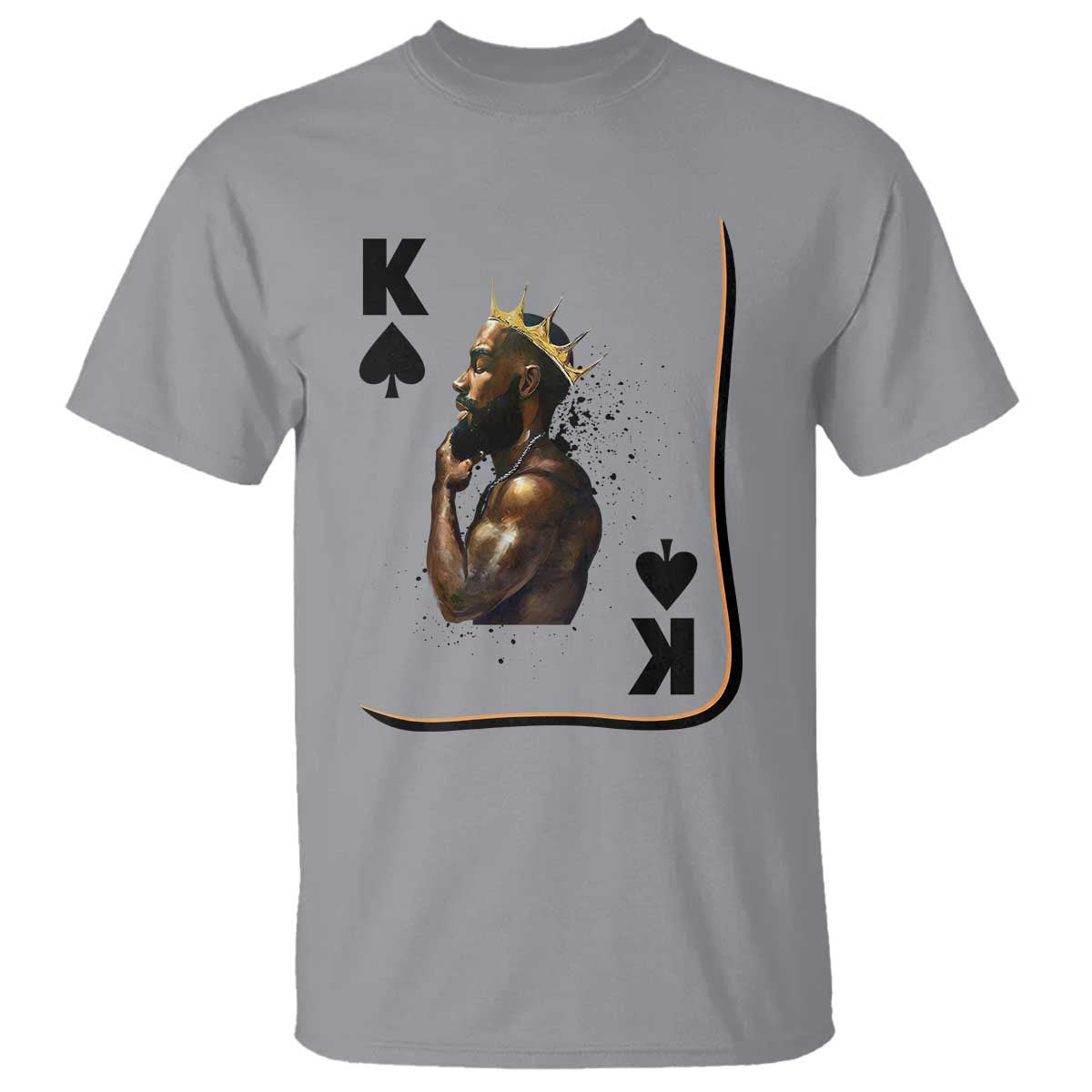 King Of Spades Black Man T Shirt African American Men Pride - African Pride