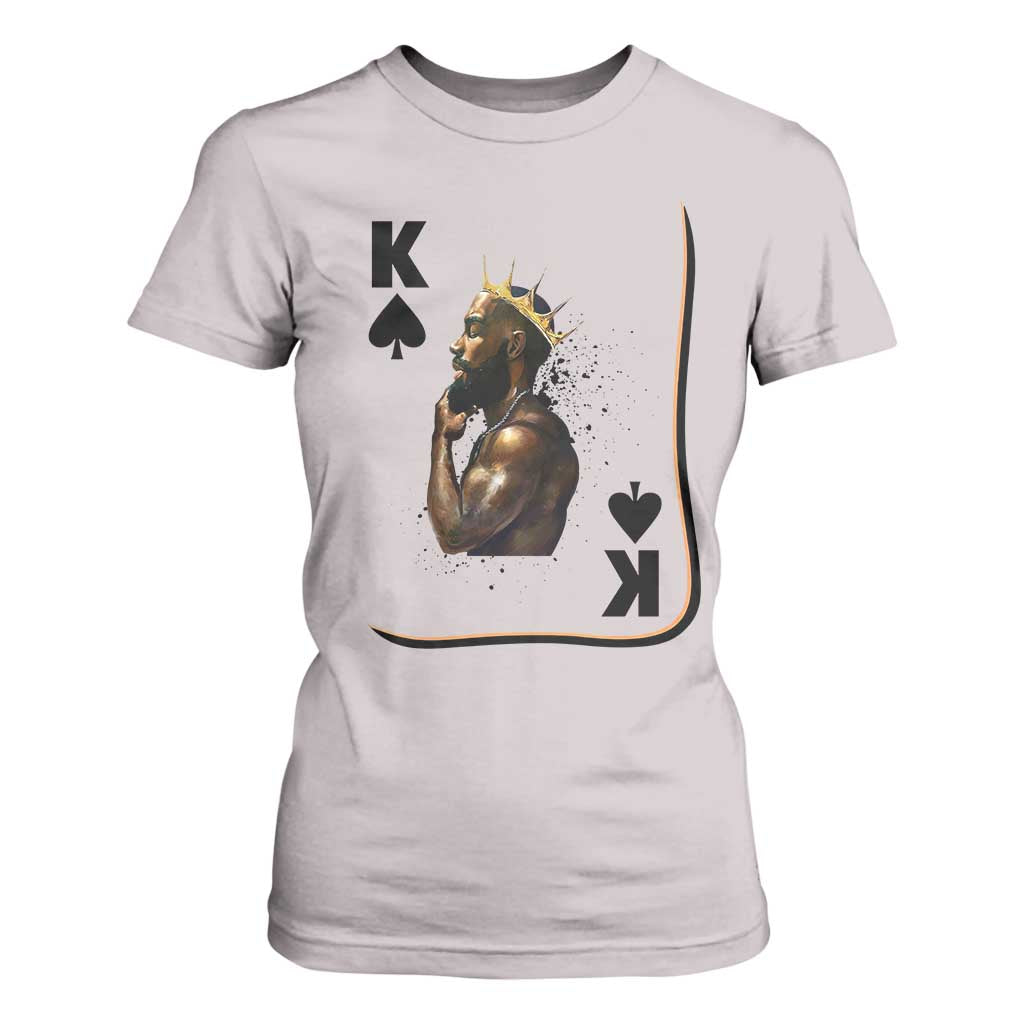 King Of Spades Black Man T Shirt For Women African American Men Pride - African Pride