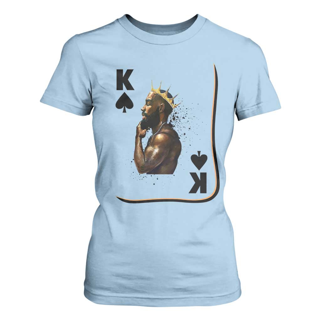 King Of Spades Black Man T Shirt For Women African American Men Pride - African Pride
