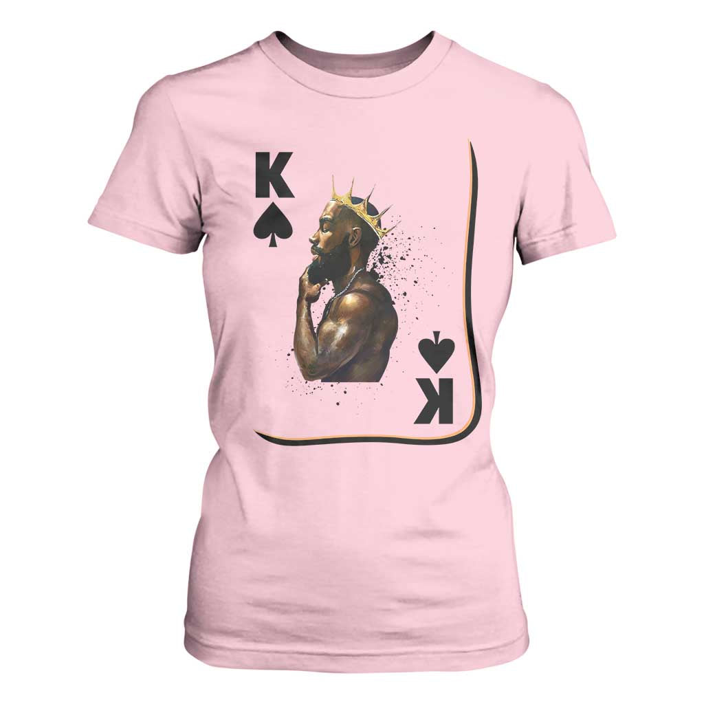 King Of Spades Black Man T Shirt For Women African American Men Pride - African Pride