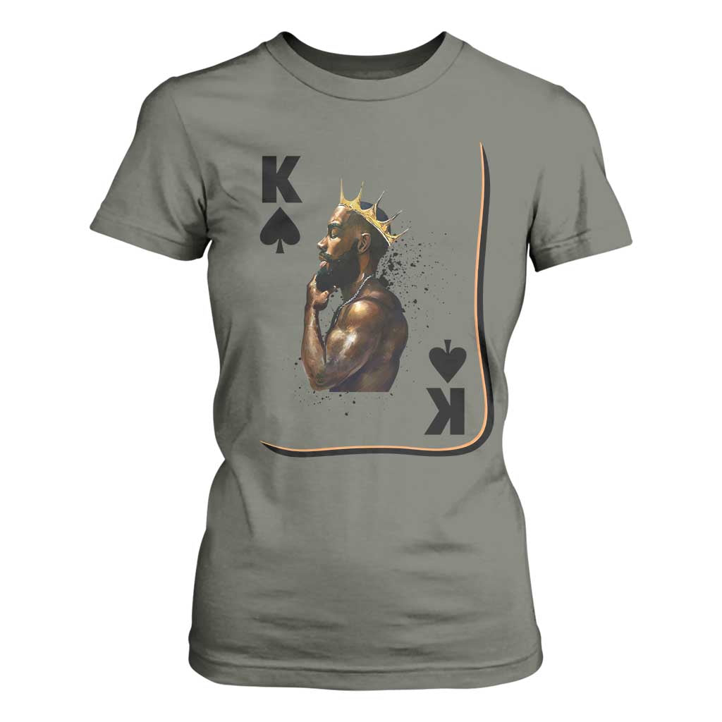King Of Spades Black Man T Shirt For Women African American Men Pride - African Pride