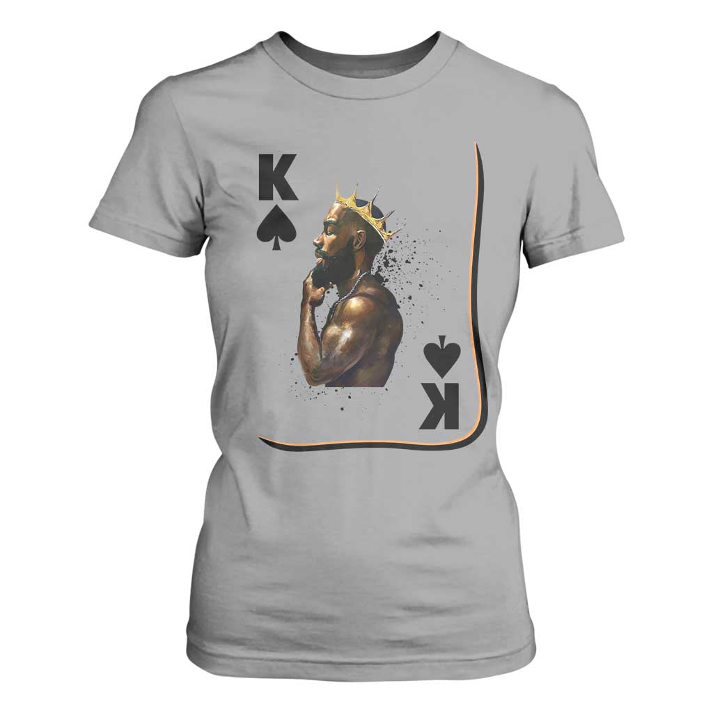 King Of Spades Black Man T Shirt For Women African American Men Pride - African Pride