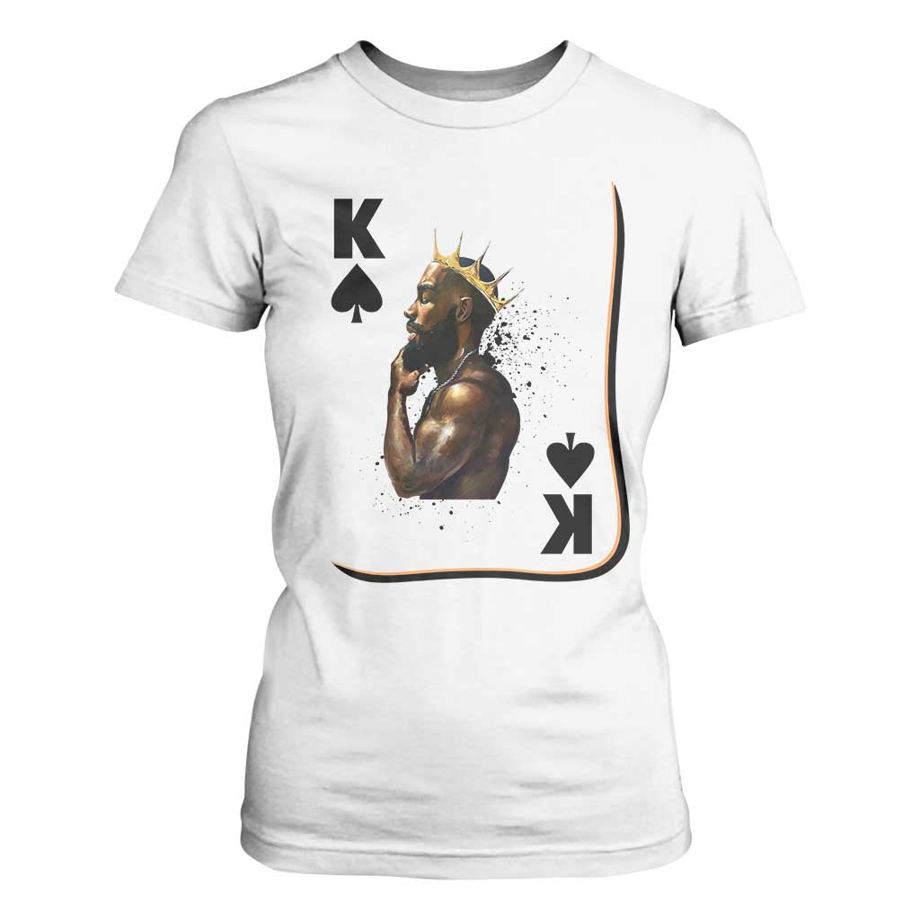 King Of Spades Black Man T Shirt For Women African American Men Pride - African Pride