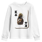 King Of Spades Black Man Youth Sweatshirt African American Men Pride - African Pride