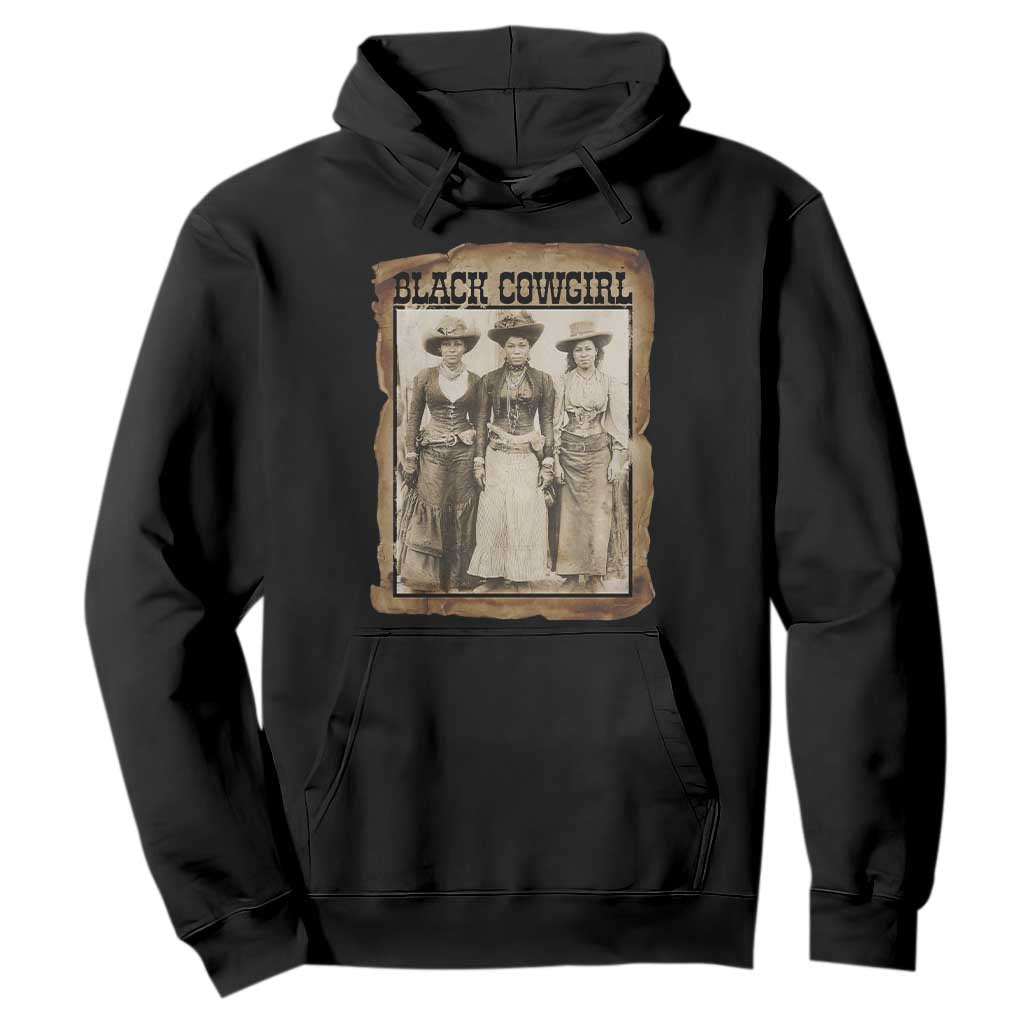 Black Cowgirl Pride Hoodie Western Black History Month Gift - African Pride