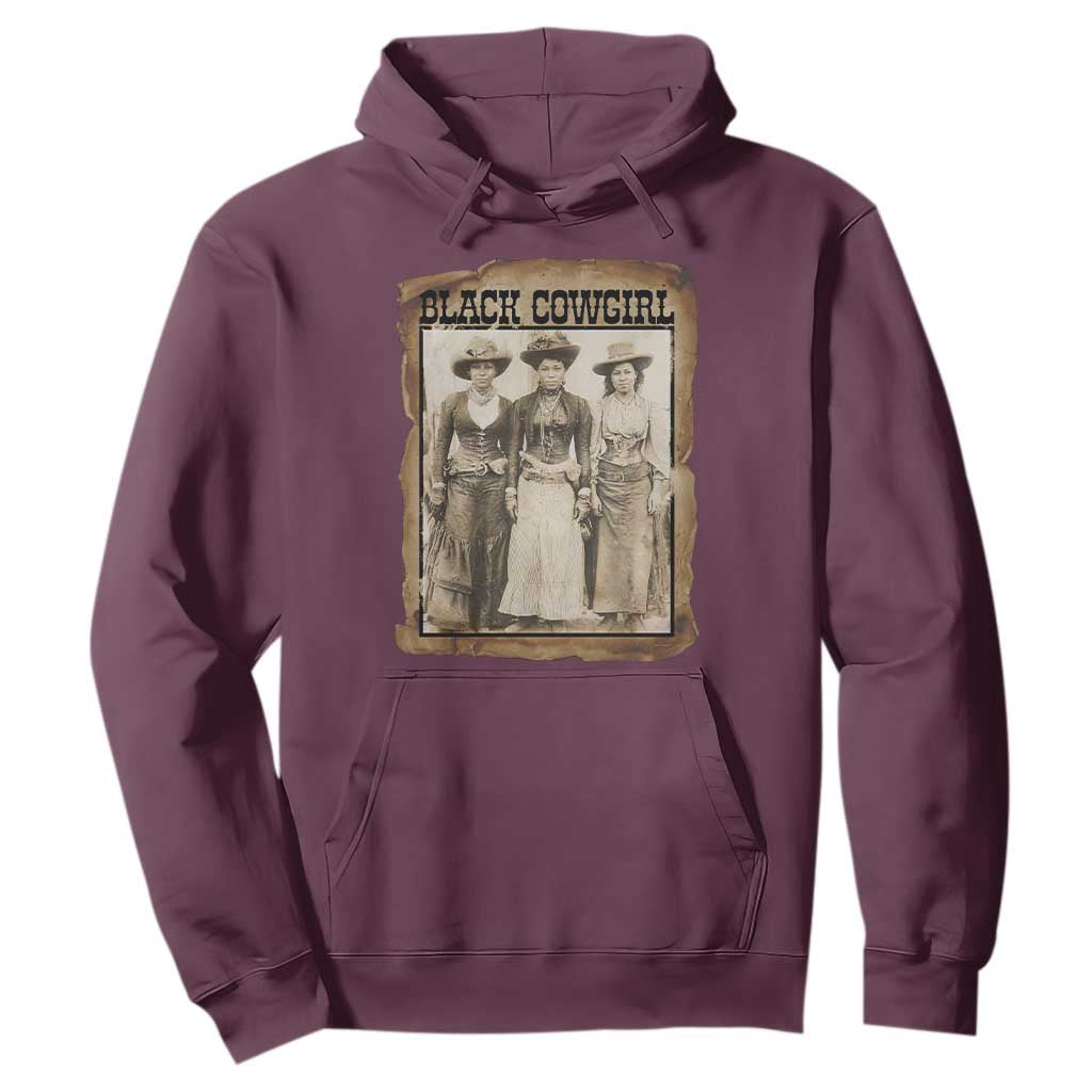 Black Cowgirl Pride Hoodie Western Black History Month Gift - African Pride