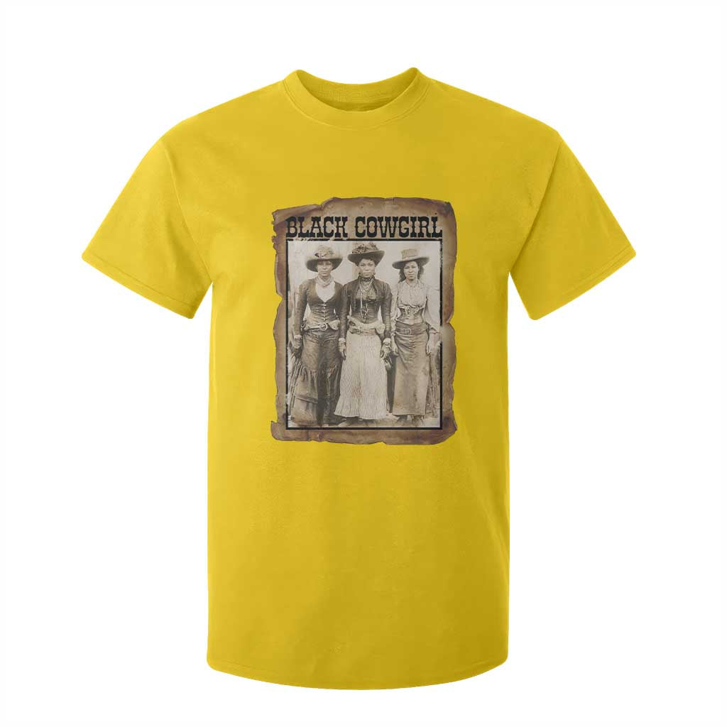 Black Cowgirl Pride T Shirt For Kid Western Black History Month Gift - African Pride