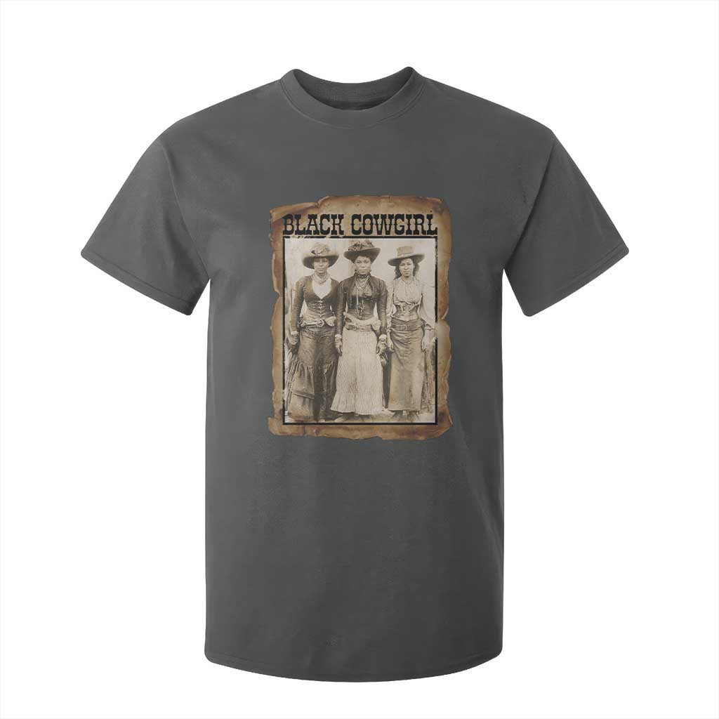 Black Cowgirl Pride T Shirt For Kid Western Black History Month Gift - African Pride