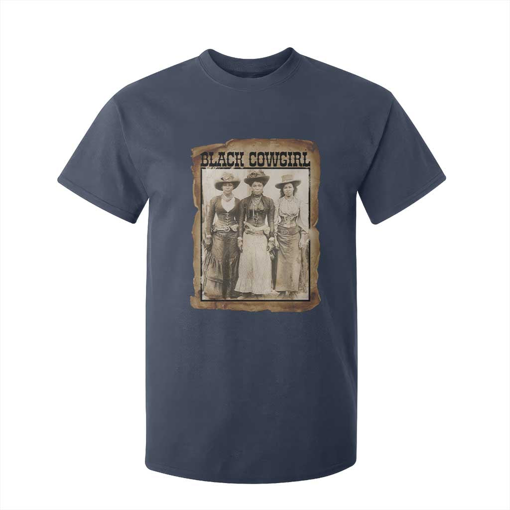 Black Cowgirl Pride T Shirt For Kid Western Black History Month Gift - African Pride