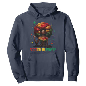 Melanin Queen Rooted In Power Hoodie African American Afro Tree Of Life - African Pride