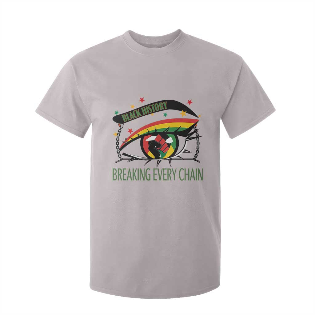 Breaking Every Chain T Shirt For Kid Black History Month Freedom Gift - African Pride