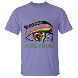 Breaking Every Chain T Shirt Black History Month Freedom Gift - African Pride