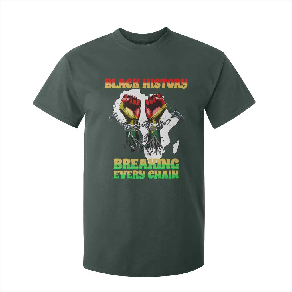 African American Civil Rights Gift T Shirt For Kid Breaking Every Chain - African Pride