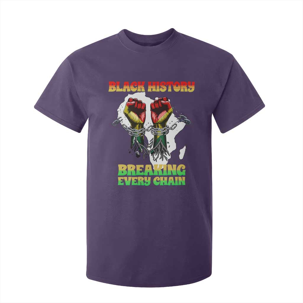 African American Civil Rights Gift T Shirt For Kid Breaking Every Chain - African Pride