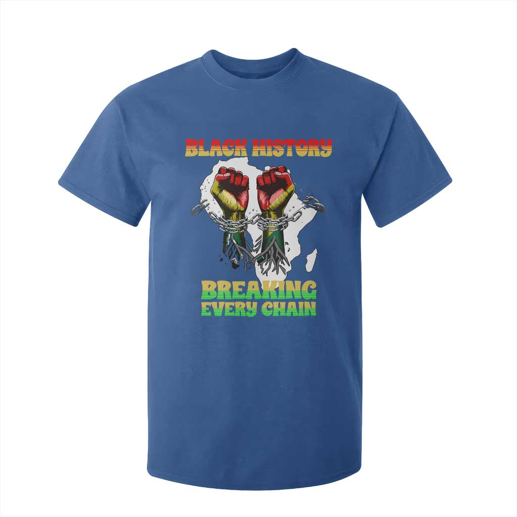 African American Civil Rights Gift T Shirt For Kid Breaking Every Chain - African Pride