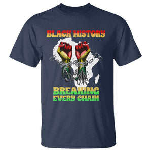 African American Civil Rights Gift T Shirt Breaking Every Chain - African Pride