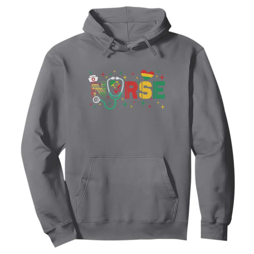 Proud Black Nurse Hoodie Black History Month Gift - African Pride