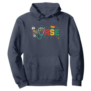 Proud Black Nurse Hoodie Black History Month Gift - African Pride