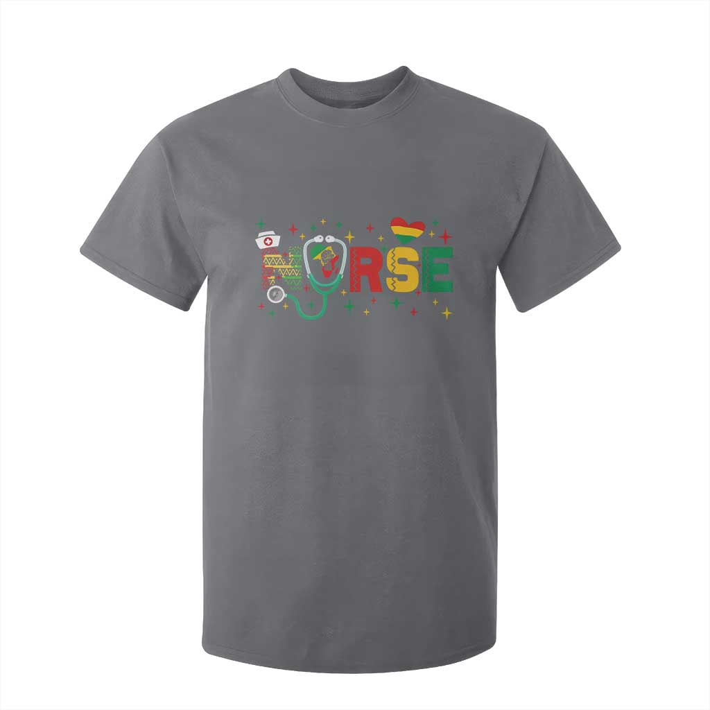 Proud Black Nurse T Shirt For Kid Black History Month Gift - African Pride