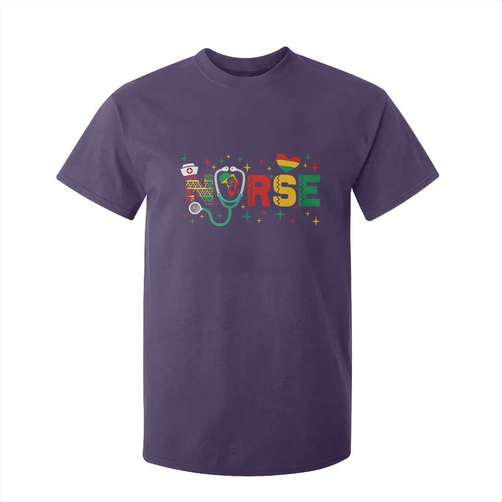 Proud Black Nurse T Shirt For Kid Black History Month Gift - African Pride