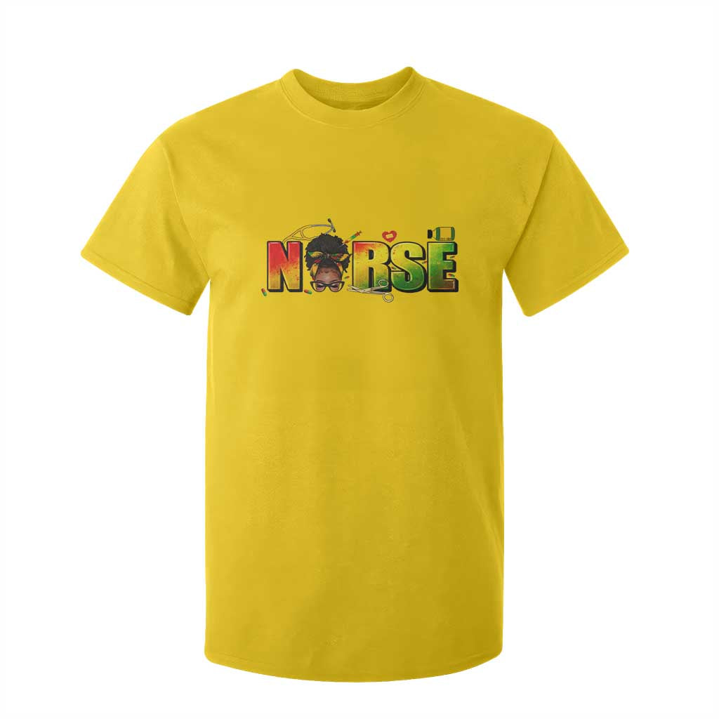 Proud Black Nurse T Shirt For Kid Black History Month Healthcare Gift - African Pride