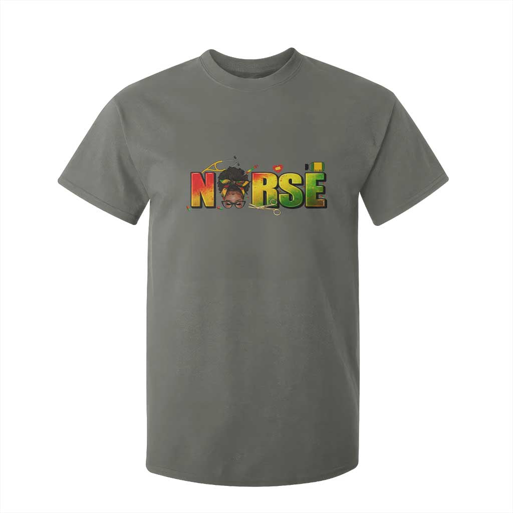 Proud Black Nurse T Shirt For Kid Black History Month Healthcare Gift - African Pride