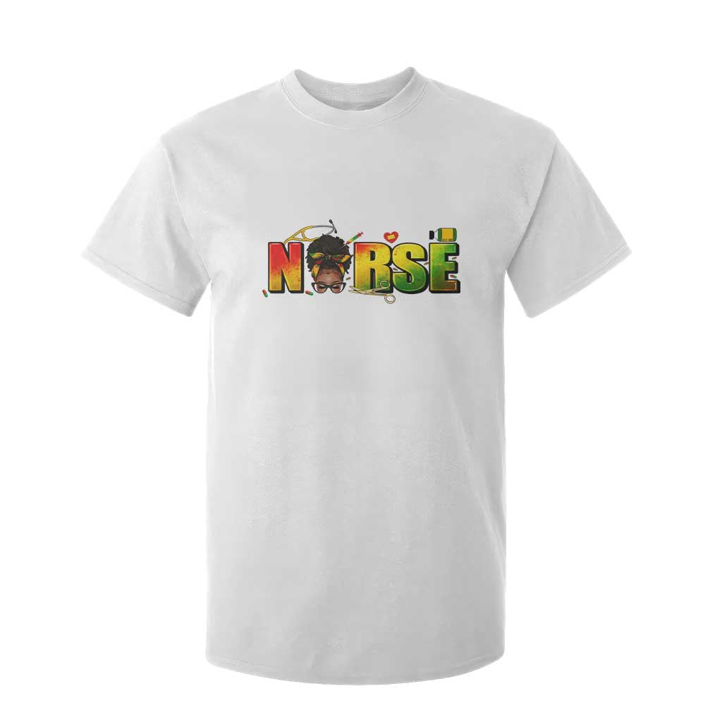 Proud Black Nurse T Shirt For Kid Black History Month Healthcare Gift - African Pride