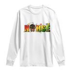 Proud Black Nurse Long Sleeve Shirt Black History Month Healthcare Gift - African Pride
