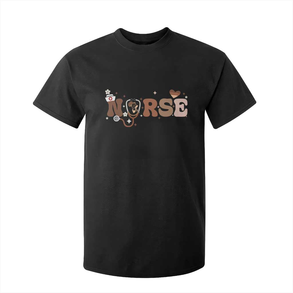 Strong Black Nurse T Shirt For Kid African American Healthcare Hero Gift - African Pride