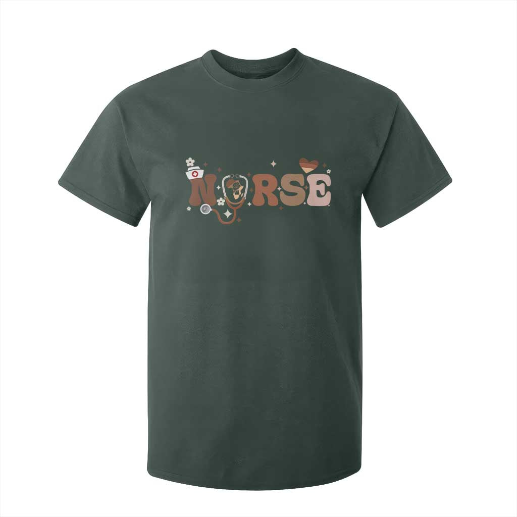 Strong Black Nurse T Shirt For Kid African American Healthcare Hero Gift - African Pride