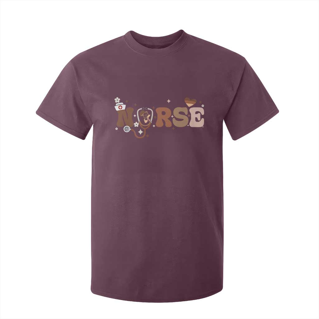 Strong Black Nurse T Shirt For Kid African American Healthcare Hero Gift - African Pride