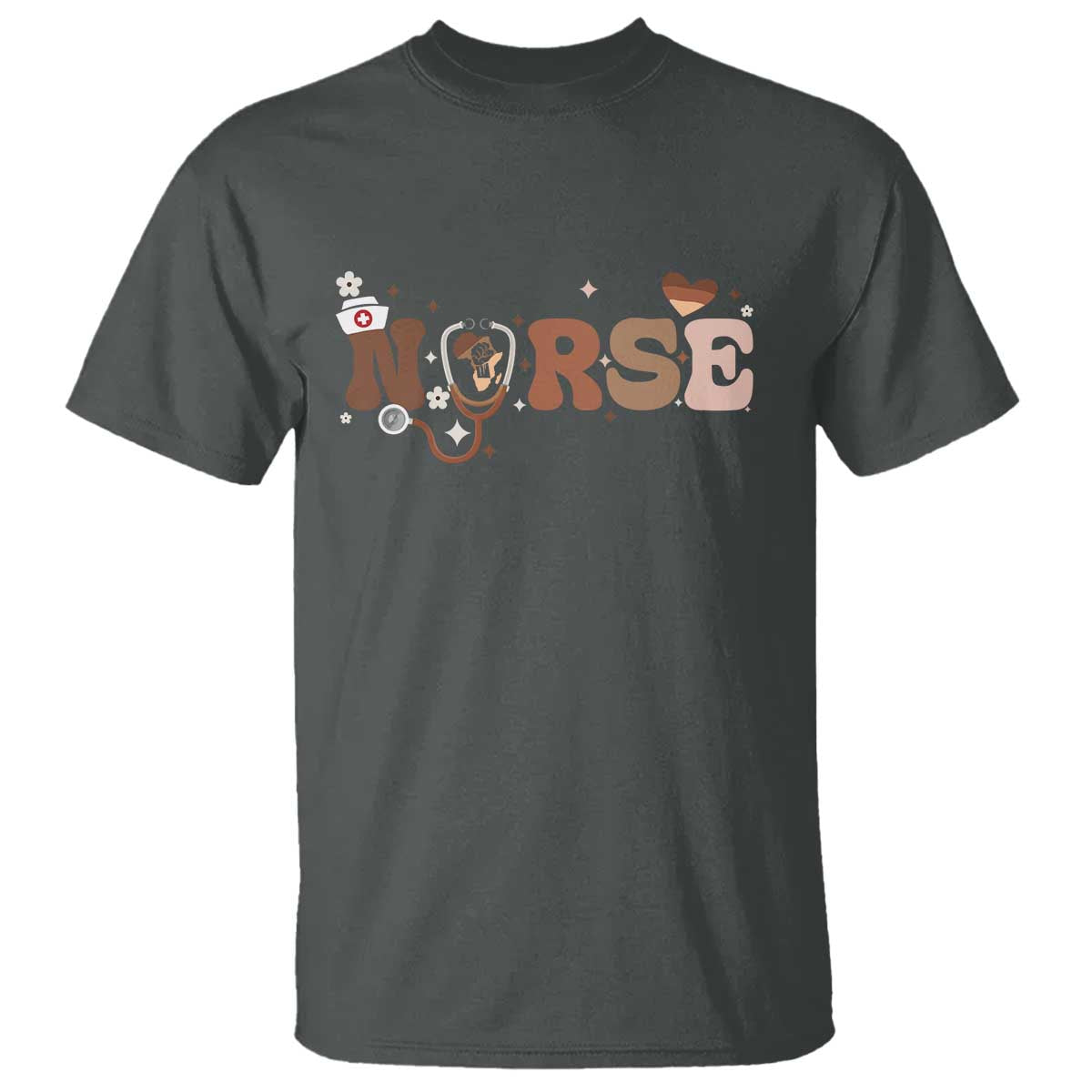 Strong Black Nurse T Shirt African American Healthcare Hero Gift - African Pride