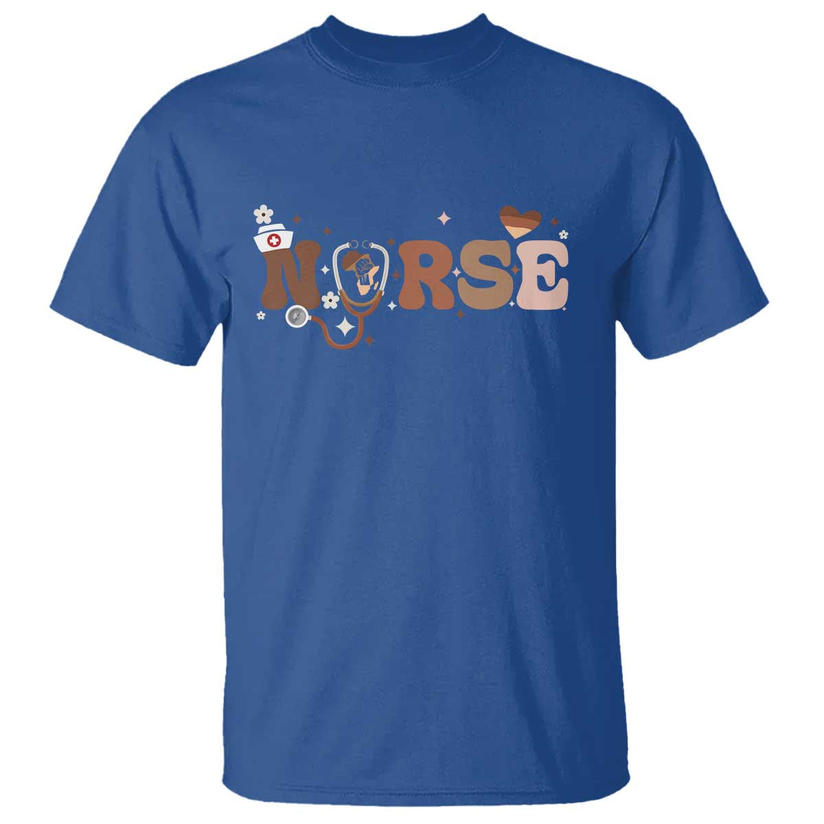 Strong Black Nurse T Shirt African American Healthcare Hero Gift - African Pride