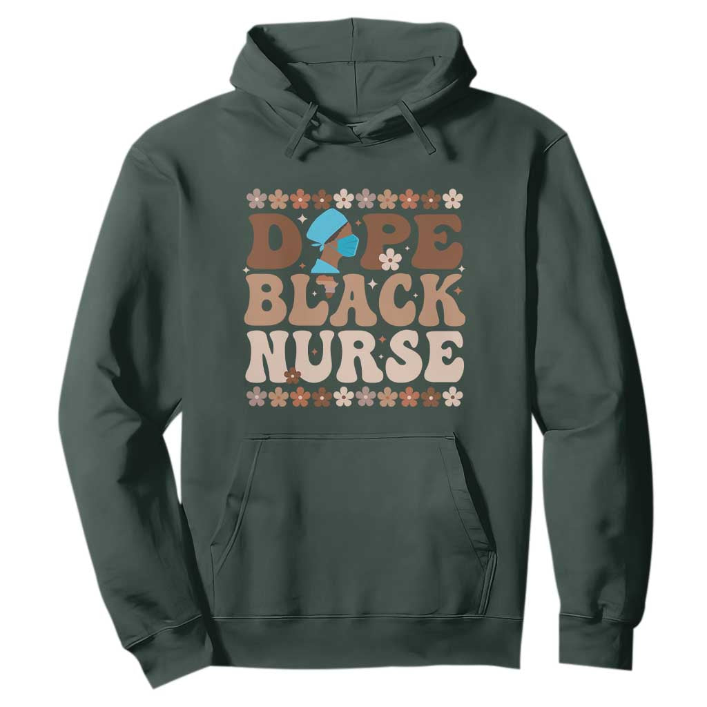 Dope Black Nurse Hoodie African American Black Nurse Gift - African Pride