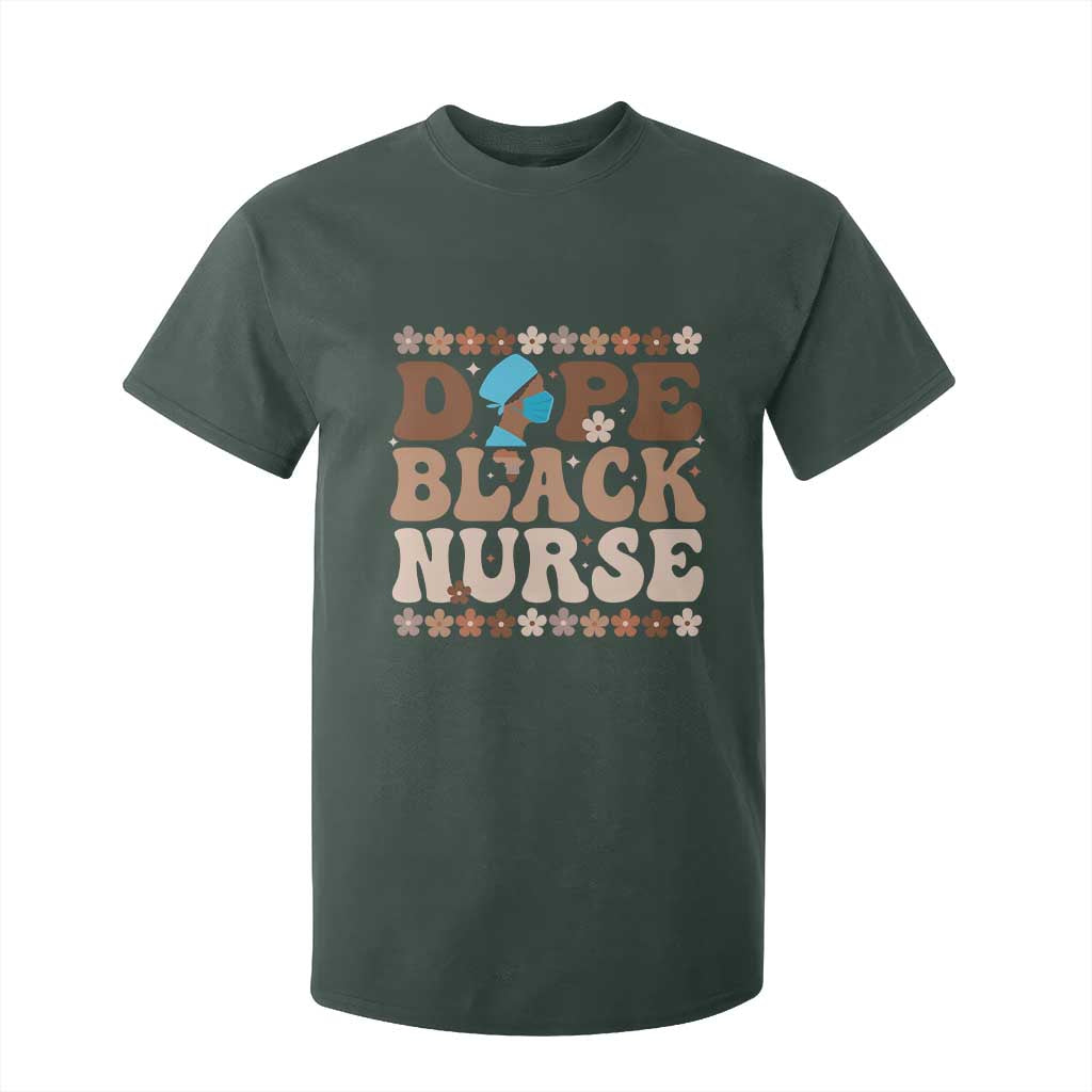 Dope Black Nurse T Shirt For Kid African American Black Nurse Gift - African Pride